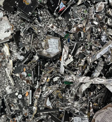 Shredded Hard Drive
