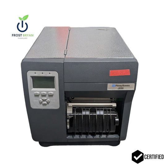 Pitney Bowes J696 Industrial Thermal Transfer Label Printer Dispenser Rewind USB