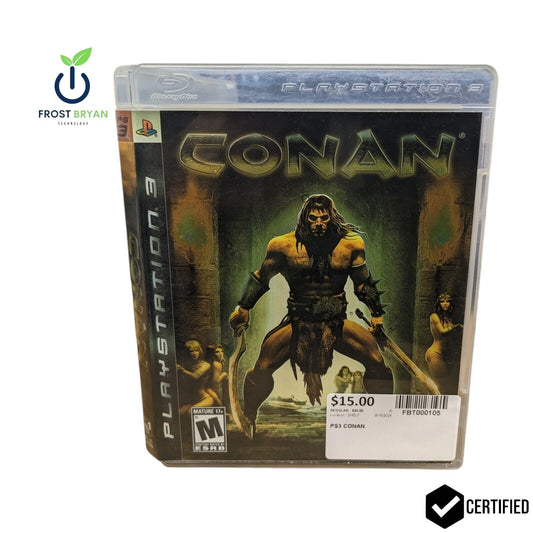 Conan (Sony PlayStation 3, 2007) CIB PS3 Video Game